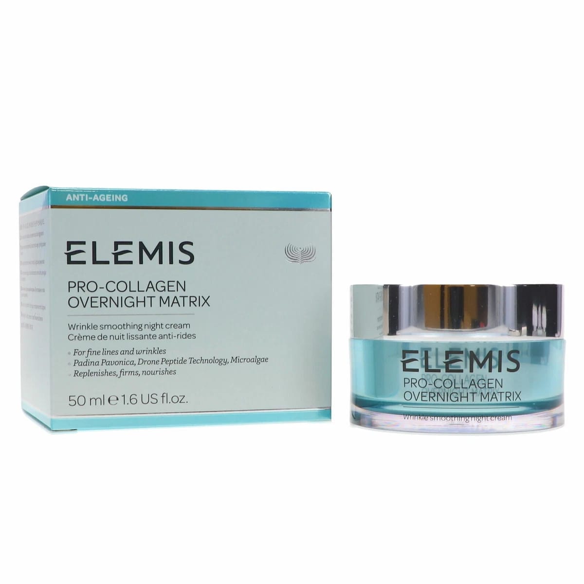 ELEMIS Pro-Collagen Overnight Matrix Wrinkle Smoothing Night Cream 1.6 fl oz / 50ml