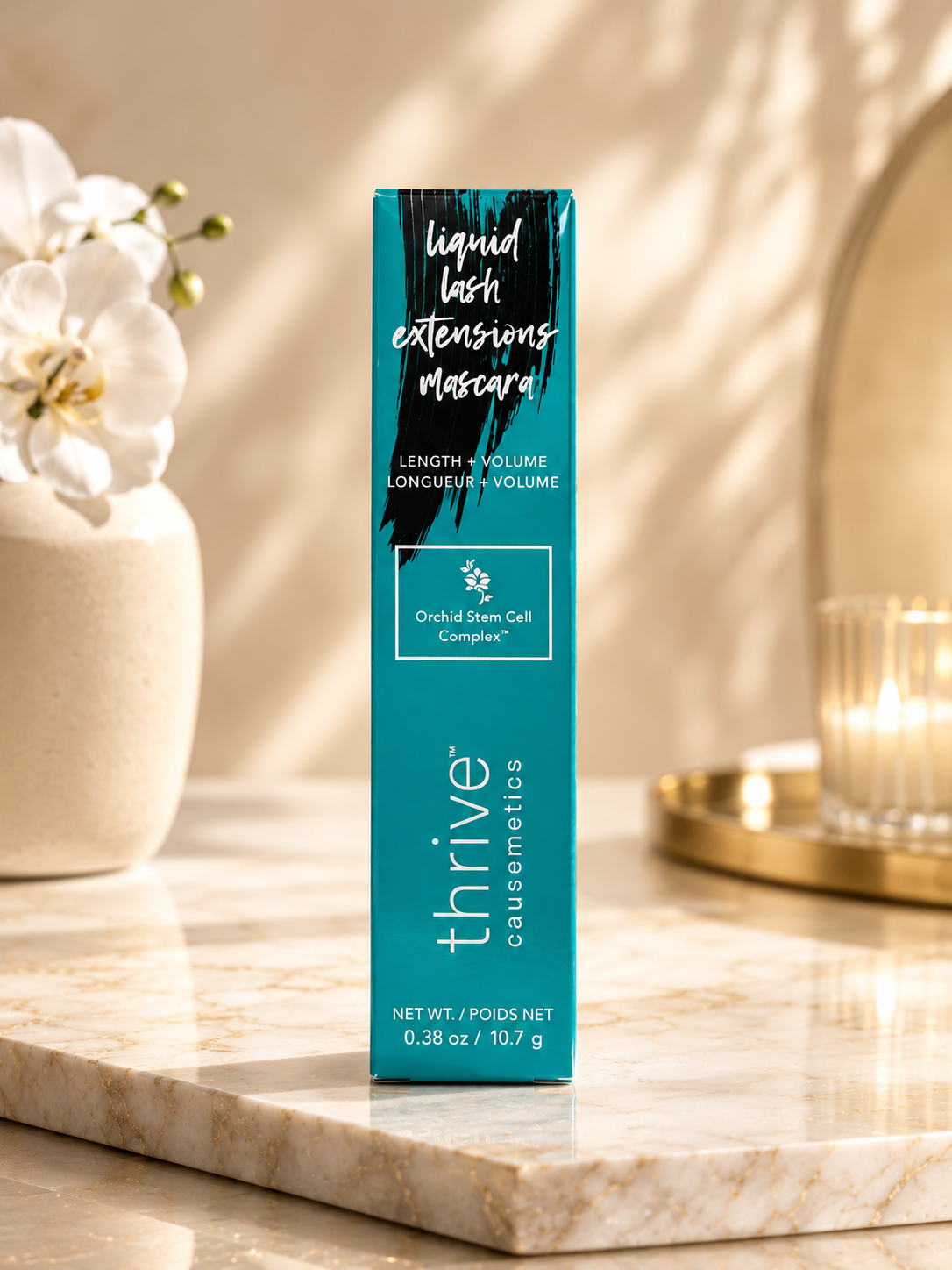 Thrive Causemetics Liquid Lash™ Extensions Mascara | Length & Volume | Orchid Stem Cell Complex | Black | 0.38 oz / 10.7 g